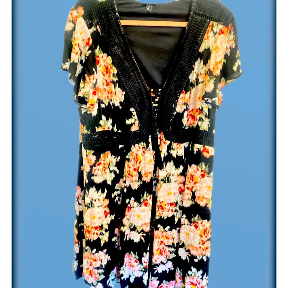 Tie up Smock Dress